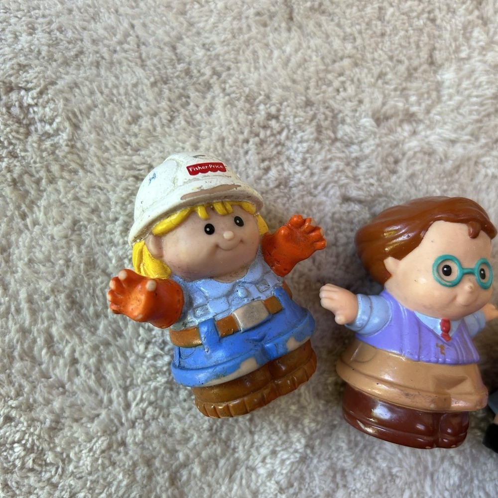 Fisher-Price Little People 10 Figures Vintage 90s 2014 John Deer Zoo Olympics - Picture 3 of 15